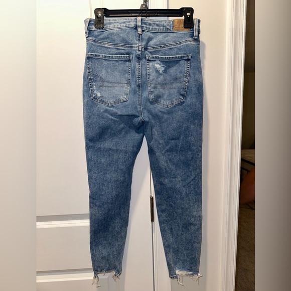 American Eagle Women’s Highest Rise Jeggings Crop Size 8 - Picture 2 of 6